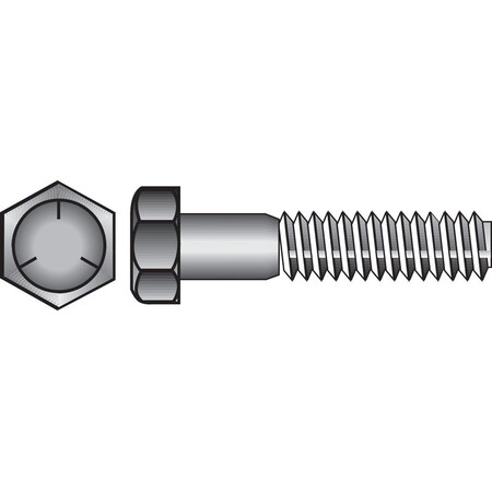 Hillman Grade 5 Hex Head Cap Screw, Steel 200105